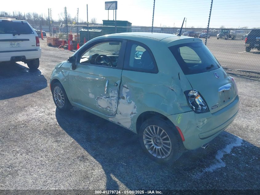 2012 Fiat 500 Pop VIN: 3C3CFFAR0CT319535 Lot: 41279724