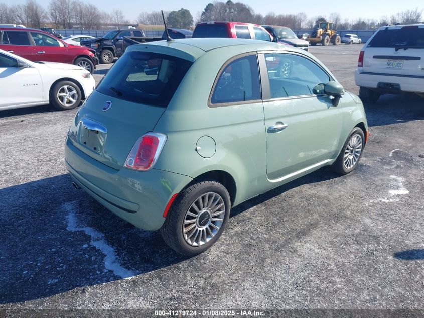 2012 Fiat 500 Pop VIN: 3C3CFFAR0CT319535 Lot: 41279724