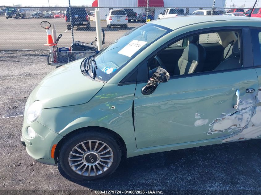 2012 Fiat 500 Pop VIN: 3C3CFFAR0CT319535 Lot: 41279724