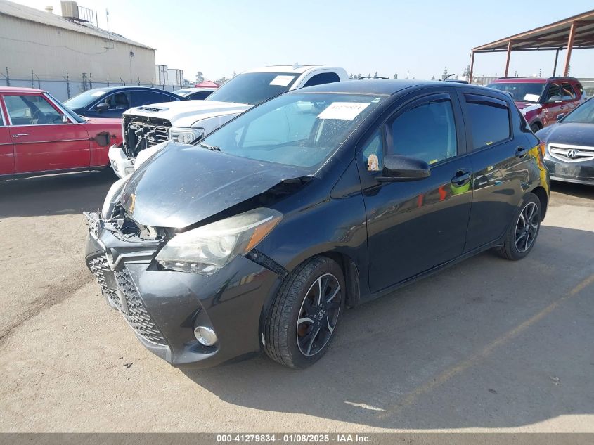 VIN VNKKTUD34FA015817 2015 Toyota Yaris, SE no.2