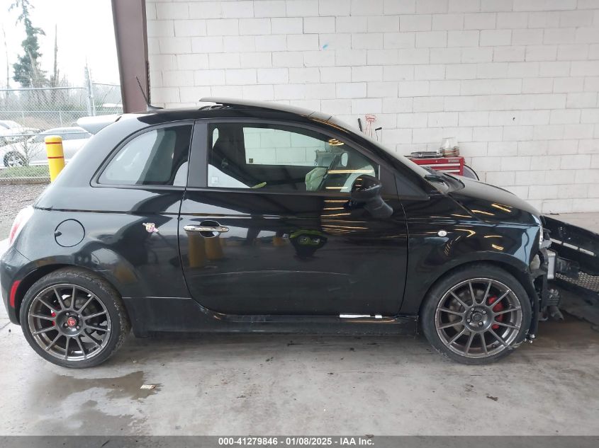 2017 Fiat 500 Abarth VIN: 3C3CFFFH8HT661855 Lot: 41279846