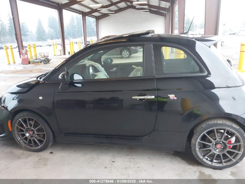 2017 Fiat 500 Abarth VIN: 3C3CFFFH8HT661855 Lot: 41279846