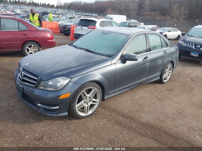 VIN WDDGF8AB4EA948338 2014 Mercedes-Benz C 300, Lux... no.2