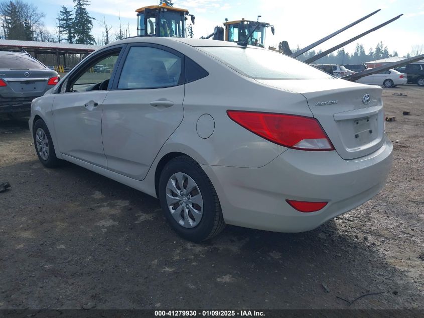 VIN KMHCT4AE1FU924627 2015 HYUNDAI ACCENT no.3