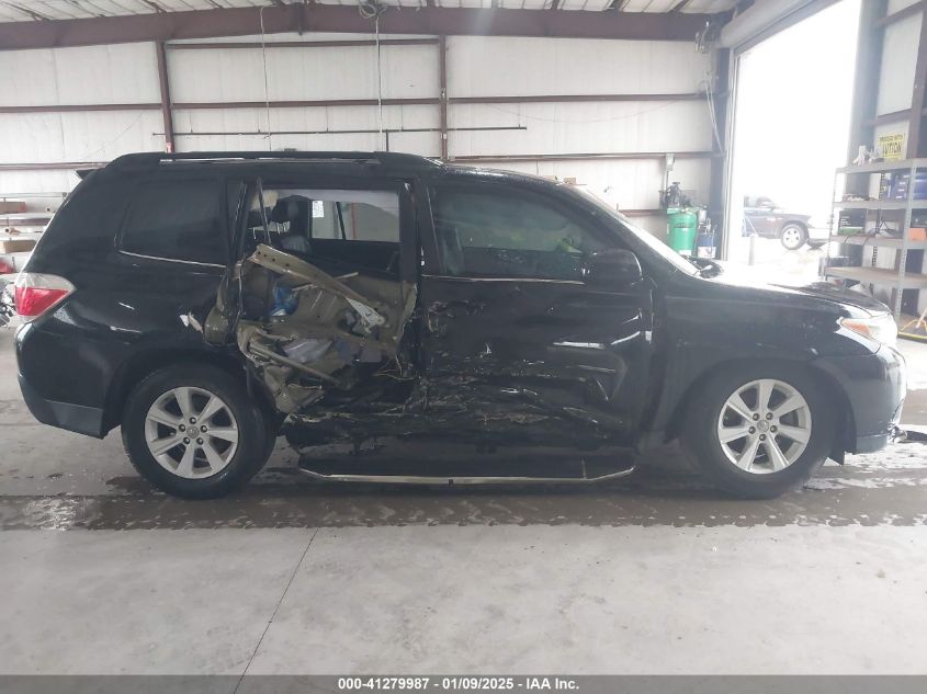 VIN 5TDZK3EH3DS114594 2013 Toyota Highlander, Se V6 no.13