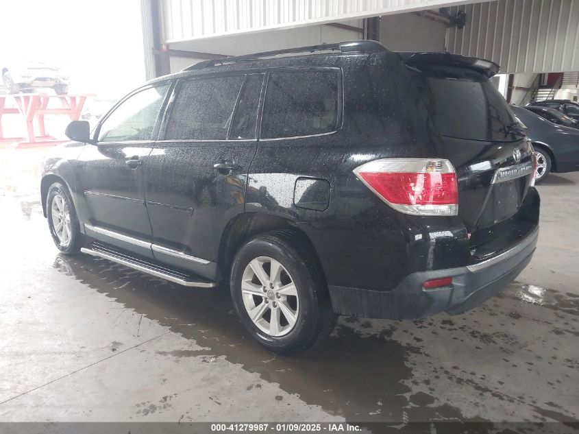 VIN 5TDZK3EH3DS114594 2013 Toyota Highlander, Se V6 no.3