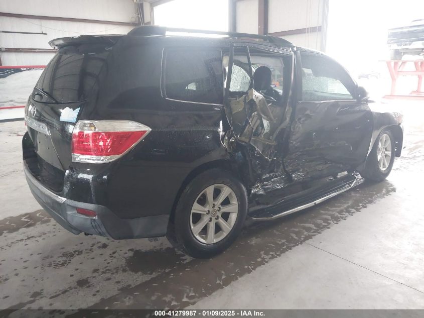 VIN 5TDZK3EH3DS114594 2013 Toyota Highlander, Se V6 no.4