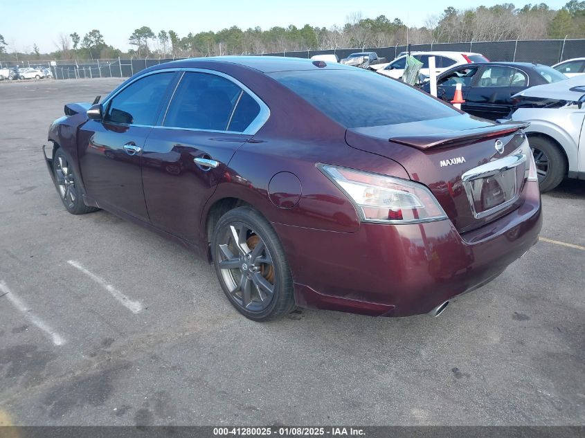 VIN 1N4AA5AP6EC490062 2014 NISSAN MAXIMA no.3