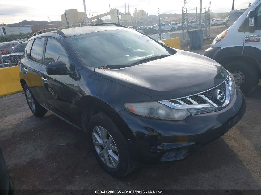 VIN JN8AZ1MU2EW400390 2014 NISSAN MURANO no.1