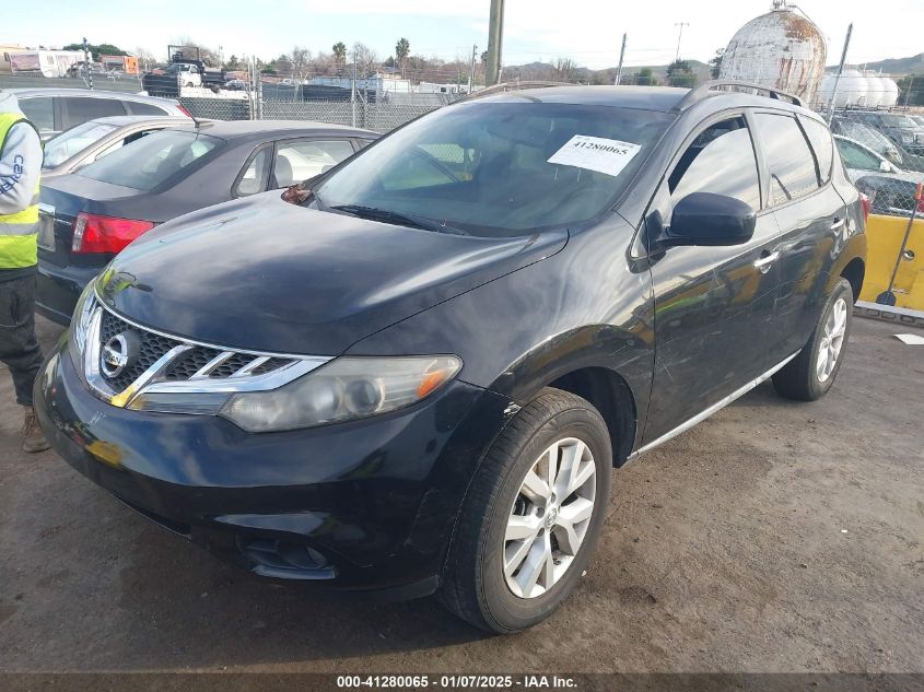 VIN JN8AZ1MU2EW400390 2014 NISSAN MURANO no.2