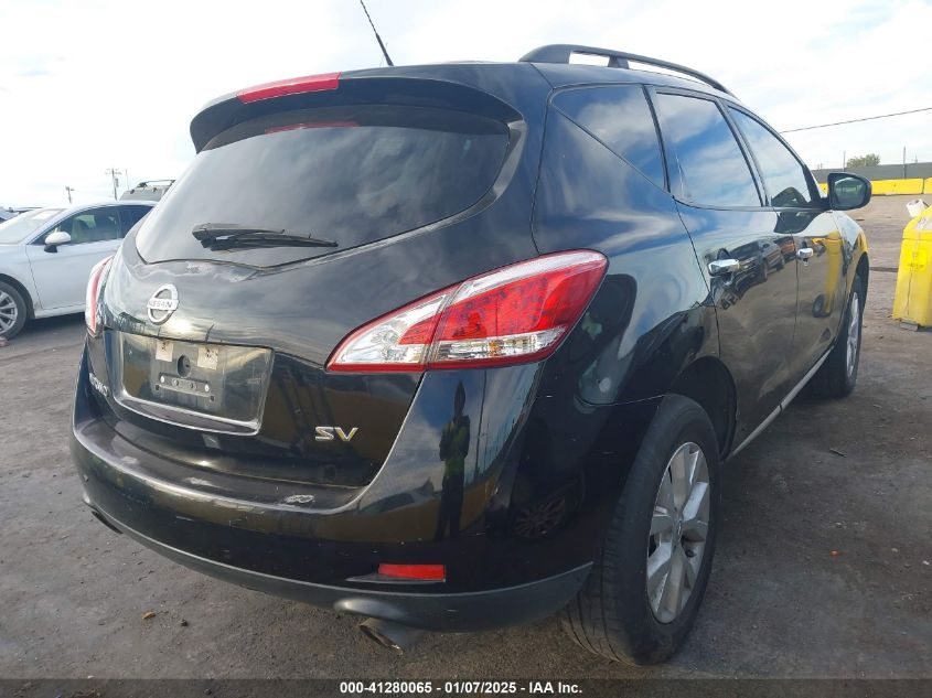 VIN JN8AZ1MU2EW400390 2014 NISSAN MURANO no.4