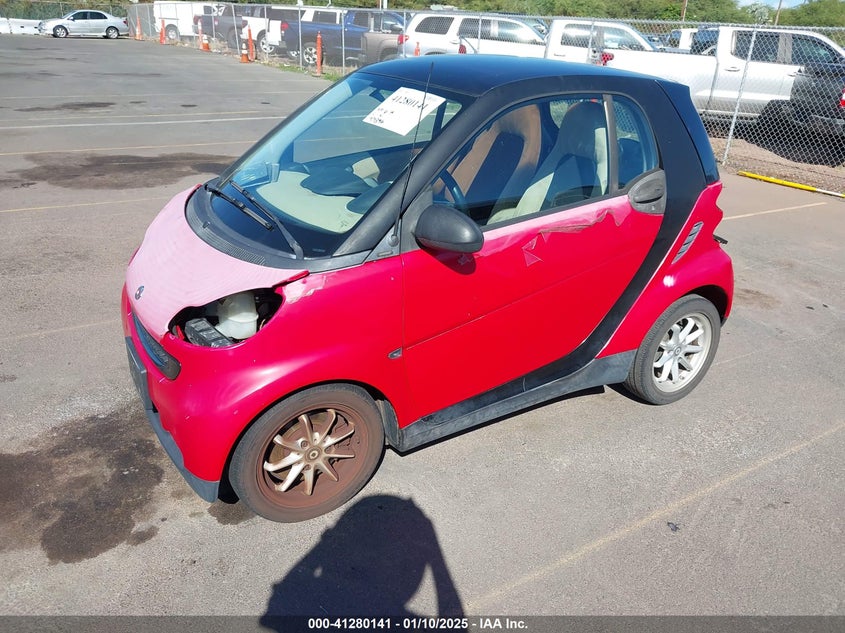 2009 SMART FORTWO VIN: WMEEJ31XX9K219695