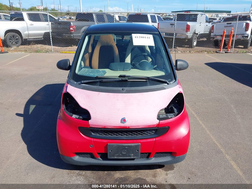2009 SMART FORTWO VIN: WMEEJ31XX9K219695