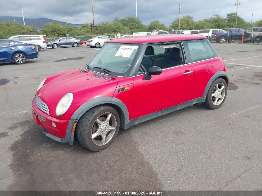 2003 Mini Cooper VIN: WMWRC33403TE17040 Lot: 41280159