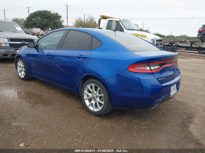 Vin: 1c3cdfba2dd337072, lot: 41770841, dodge dart sxt 20133