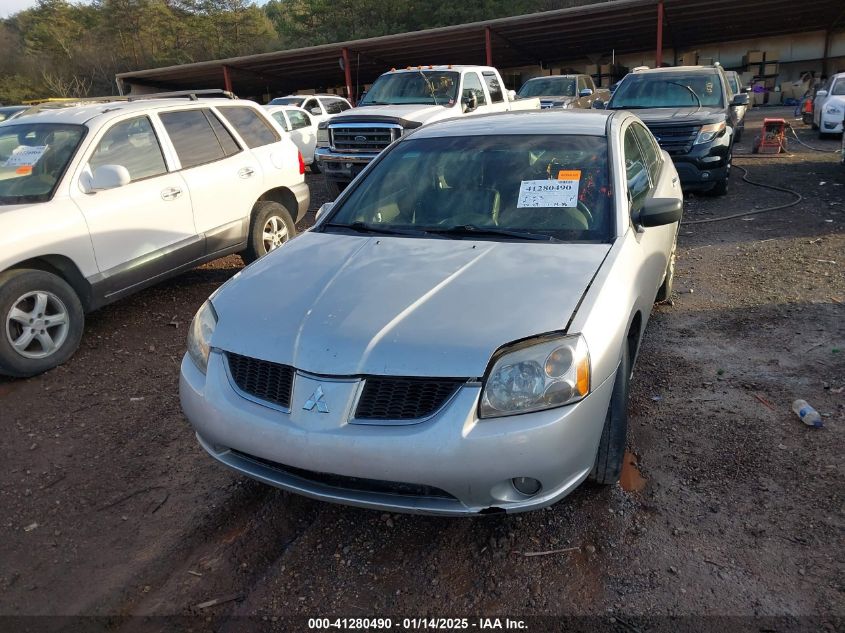 2006 Mitsubishi Galant Es/Se VIN: 4A3AB36F76E065738 Lot: 41280490