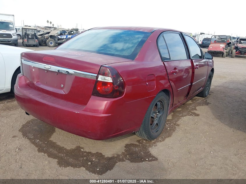 2006 CHEVROLET MALIBU VIN: 1G1ZT51F66F213080