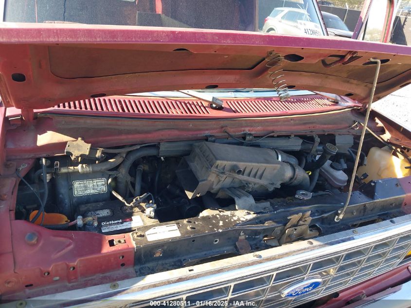 1989 Ford Econoline E250 Van VIN: 1FTFE24H0KHB61928 Lot: 41280511