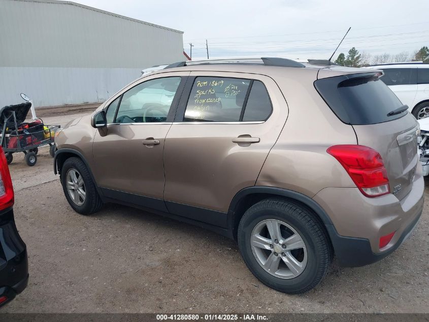 2018 Chevrolet Trax Lt VIN: 3GNCJLSB2JL189899 Lot: 41280580