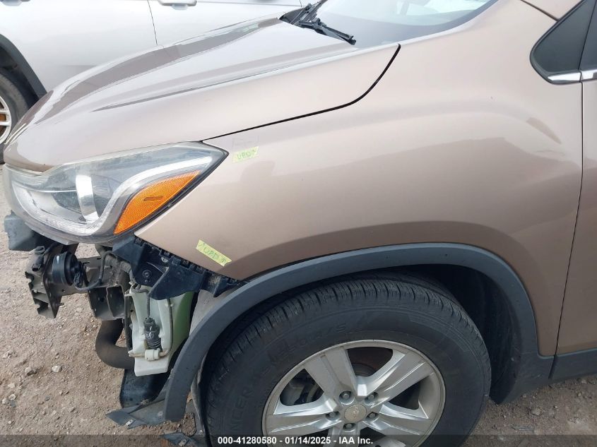 2018 Chevrolet Trax Lt VIN: 3GNCJLSB2JL189899 Lot: 41280580