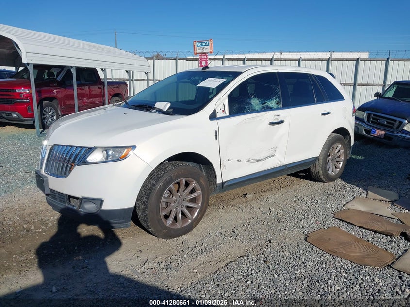 Vin: 2lmdj6jk6cbl11811, lot: 41771019, lincoln mkx 20122