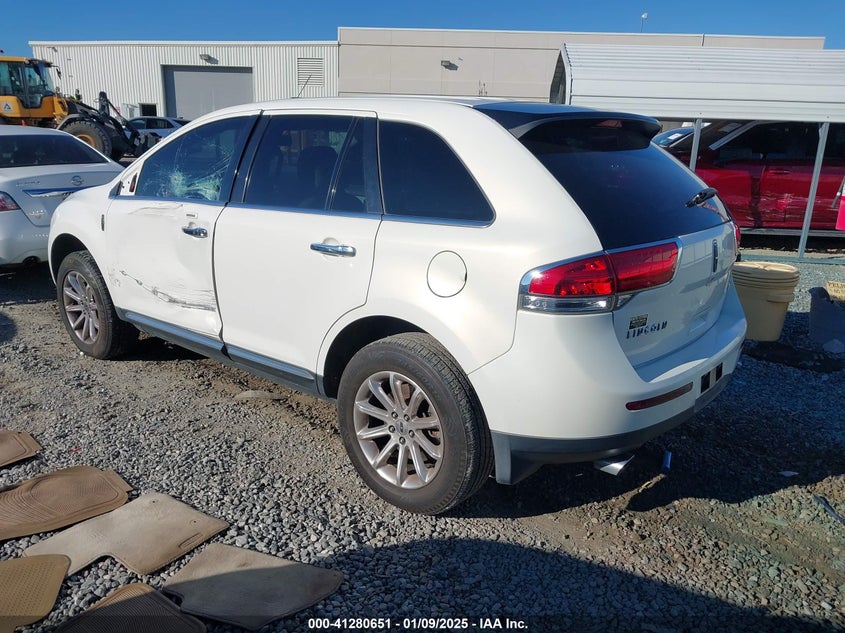 Vin: 2lmdj6jk6cbl11811, lot: 41771019, lincoln mkx 20123