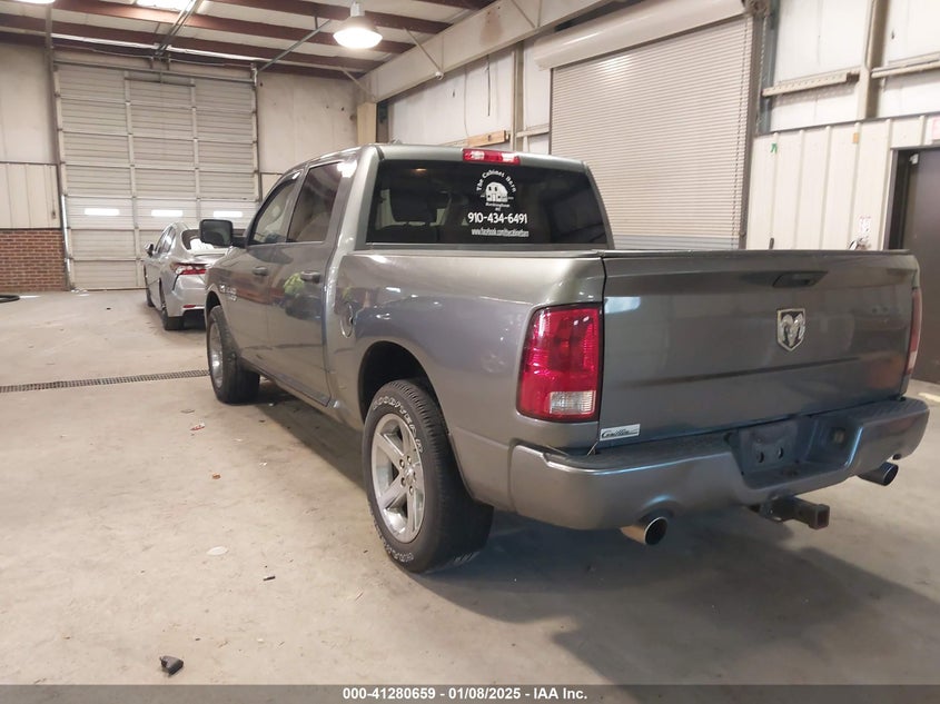 2013 RAM 1500 VIN: 1C6RR6KT0DS592511