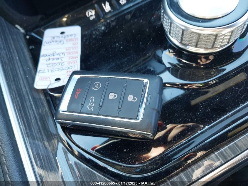 2022 Jeep Wagoneer Series Iii 4X2 VIN: 1C4SJUDT5NS158377 Lot: 41280665