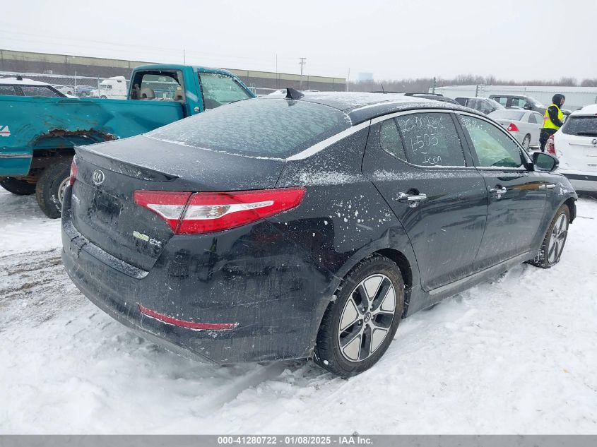 VIN KNAGM4AD8D5043261 2013 KIA OPTIMA HYBRID no.4