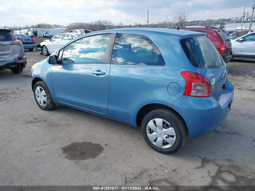 2007 TOYOTA YARIS VIN: JTDJT923075067931