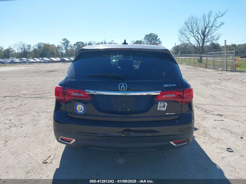 VIN 5FRYD4H22EB037255 2014 ACURA MDX no.16