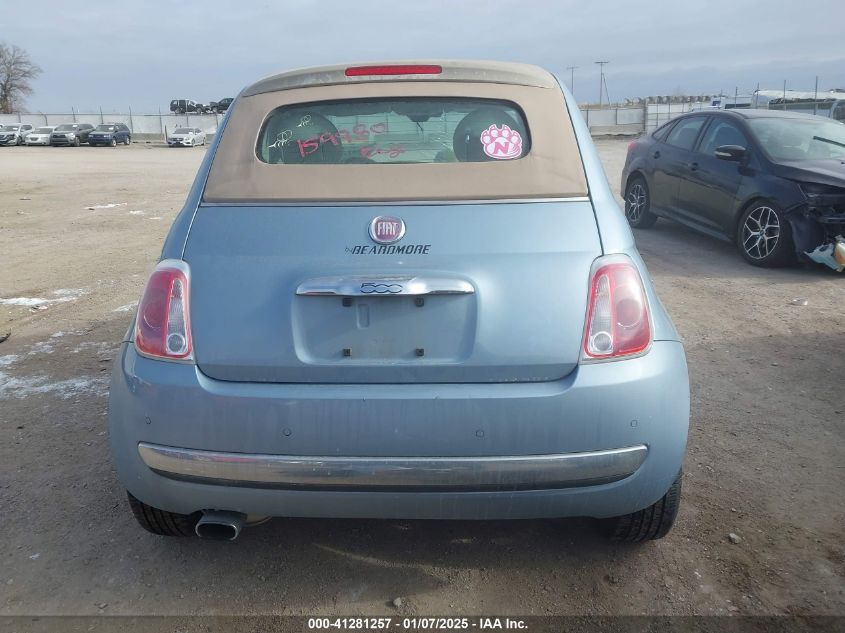 2013 Fiat 500C Lounge VIN: 3C3CFFER9DT514237 Lot: 41281257