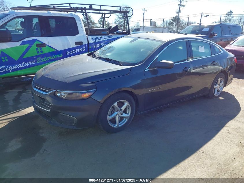 VIN 1G1ZB5ST2HF215466 2017 Chevrolet Malibu, LS no.2