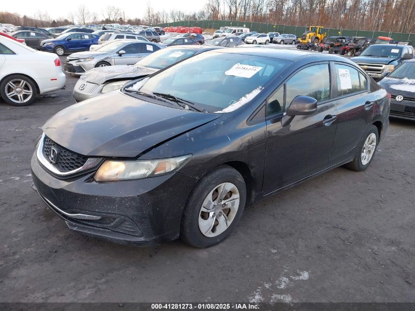 VIN 19XFB2F57DE214144 2013 HONDA CIVIC no.2