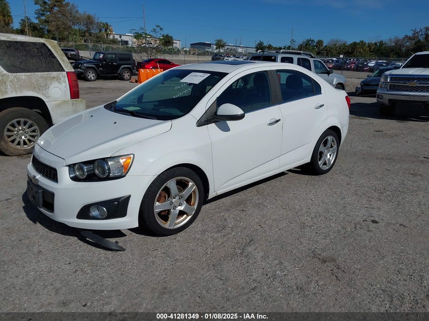 2012 CHEVROLET SONIC VIN: 1G1JE5SH4C4156117