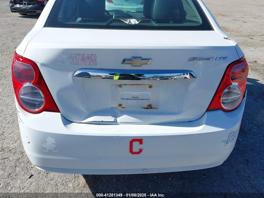 2012 CHEVROLET SONIC VIN: 1G1JE5SH4C4156117