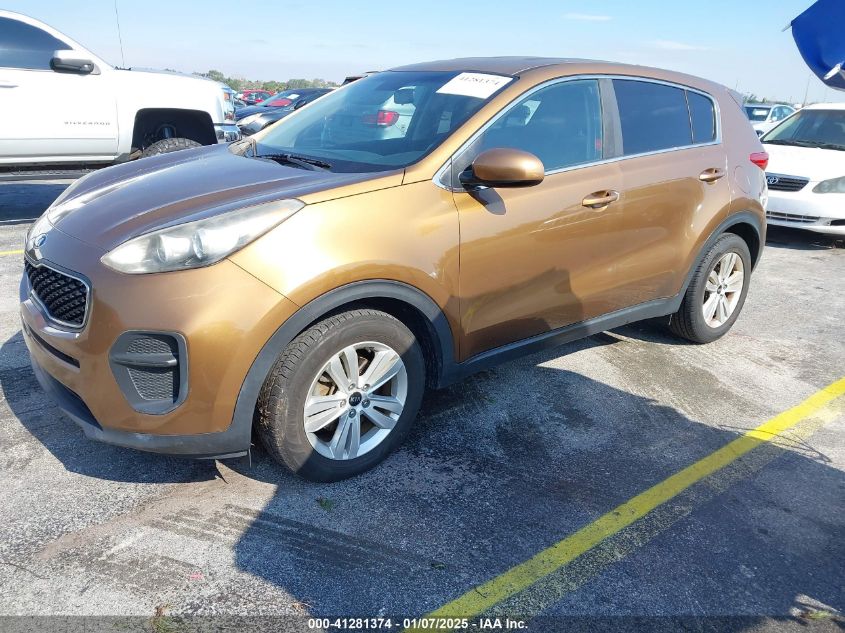 VIN KNDPM3AC6H7142885 2017 KIA Sportage, LX no.2