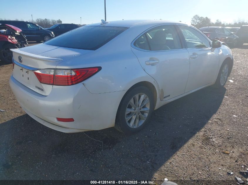 VIN JTHBW1GG6E2075022 2014 Lexus ES, 300H no.4