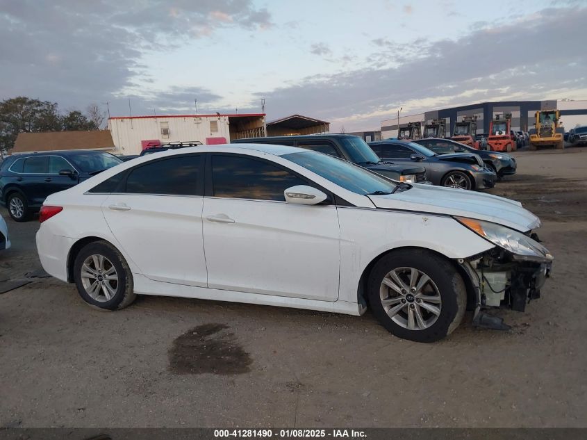 2014 HYUNDAI SONATA GLS - 5NPEB4ACXEH904481