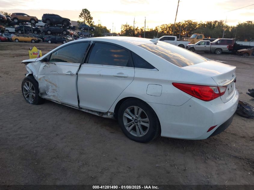 VIN 5NPEB4ACXEH904481 2014 Hyundai Sonata, Gls no.3