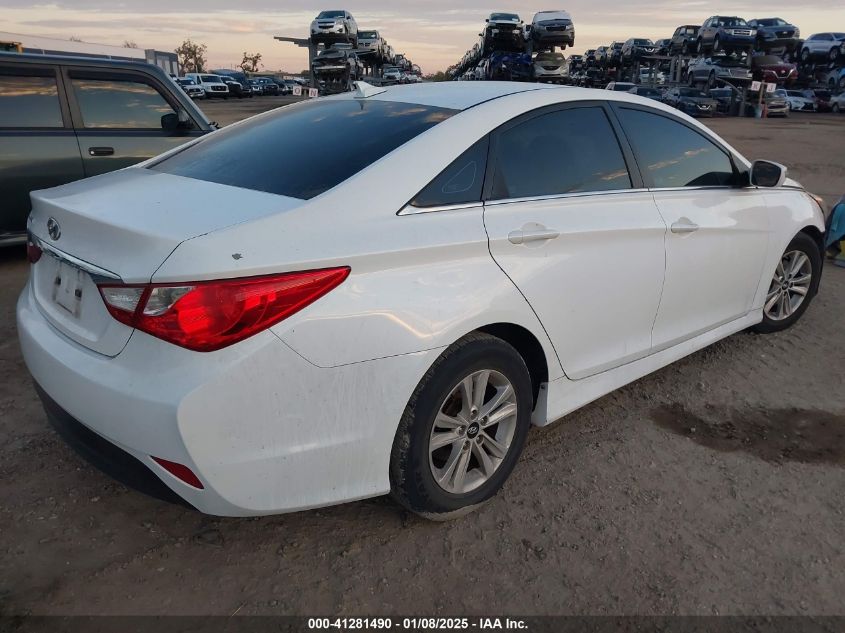 VIN 5NPEB4ACXEH904481 2014 Hyundai Sonata, Gls no.4