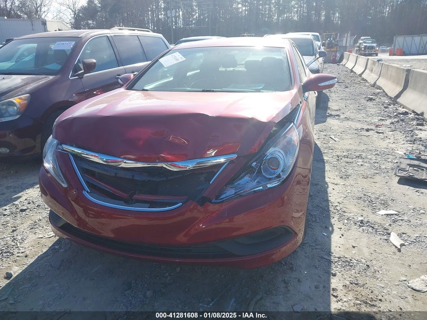 2014 HYUNDAI SONATA VIN: 5NPEB4AC6EH947991