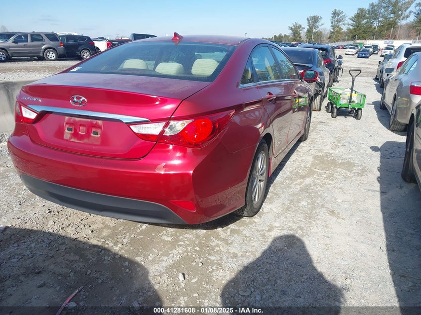 2014 HYUNDAI SONATA VIN: 5NPEB4AC6EH947991