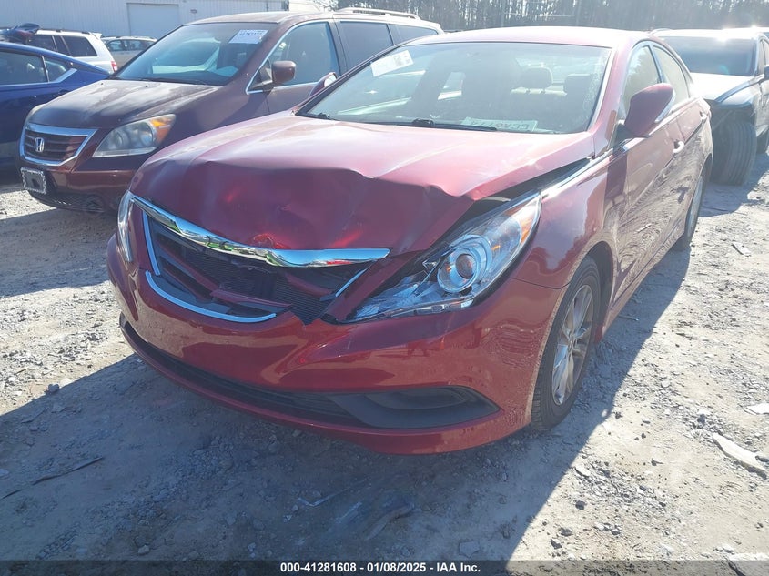 2014 HYUNDAI SONATA VIN: 5NPEB4AC6EH947991