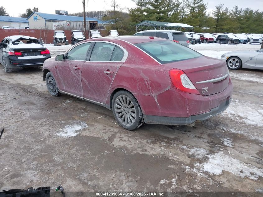 VIN 1LNHL9EK8FG608627 2015 LINCOLN MKS no.3