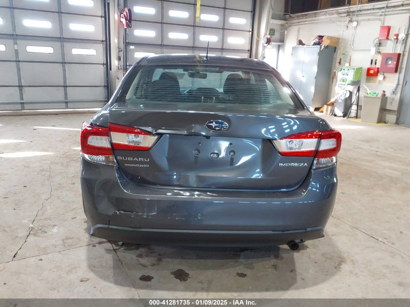 2019 SUBARU IMPREZA VIN: 4S3GKAB6XK3601644
