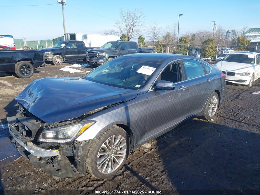 2016 HYUNDAI GENESIS VIN: KMHGN4JE2GU130023