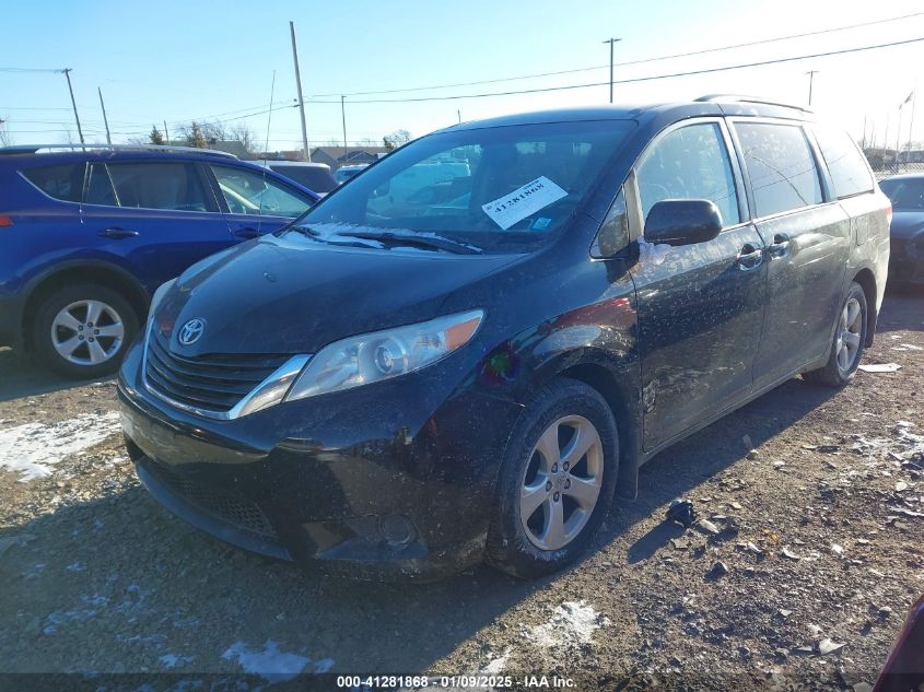 VIN 5TDKK3DC6DS305241 2013 Toyota Sienna, Le V6 8 P... no.2