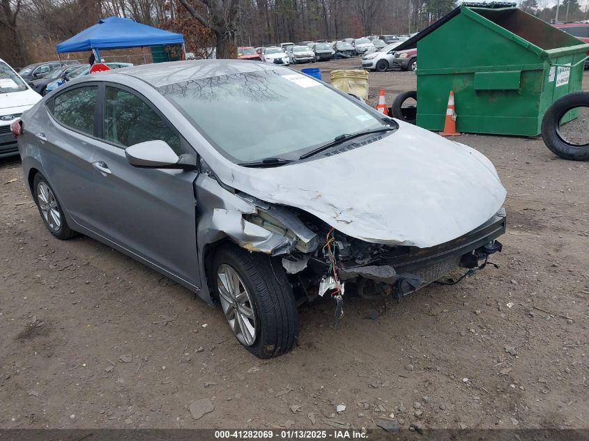 VIN KMHDH4AE4FU281647 2015 Hyundai Elantra, SE no.1