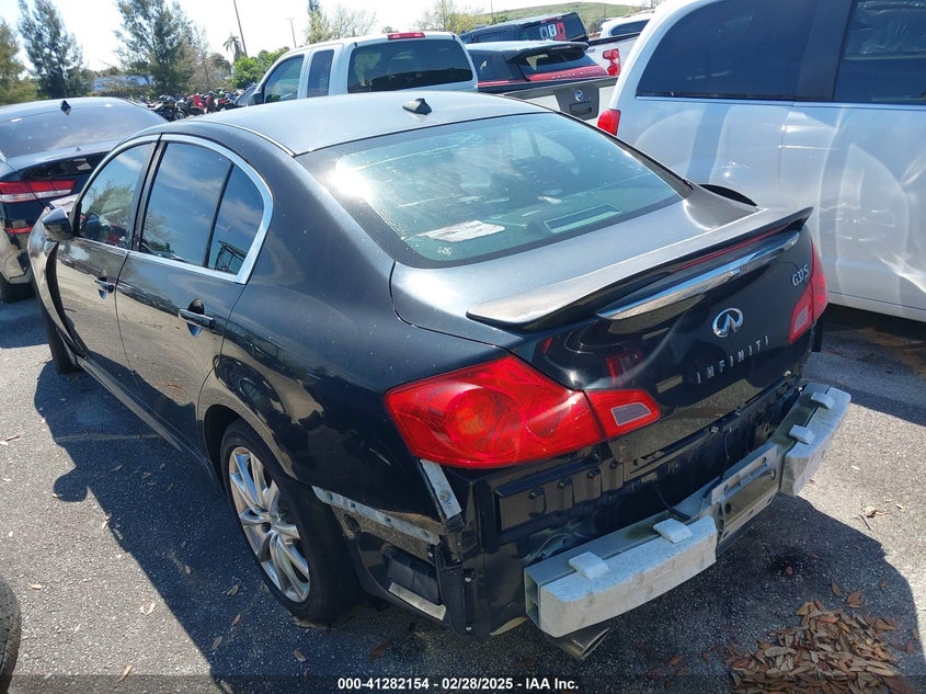 2009 INFINITI G37 VIN: JNKCV61E09M301514